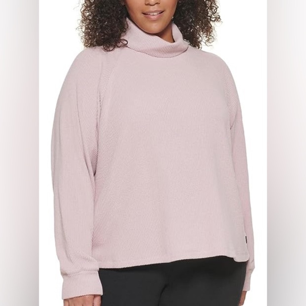 Calvin Klein ribbed turtleneck long sleeve 2X